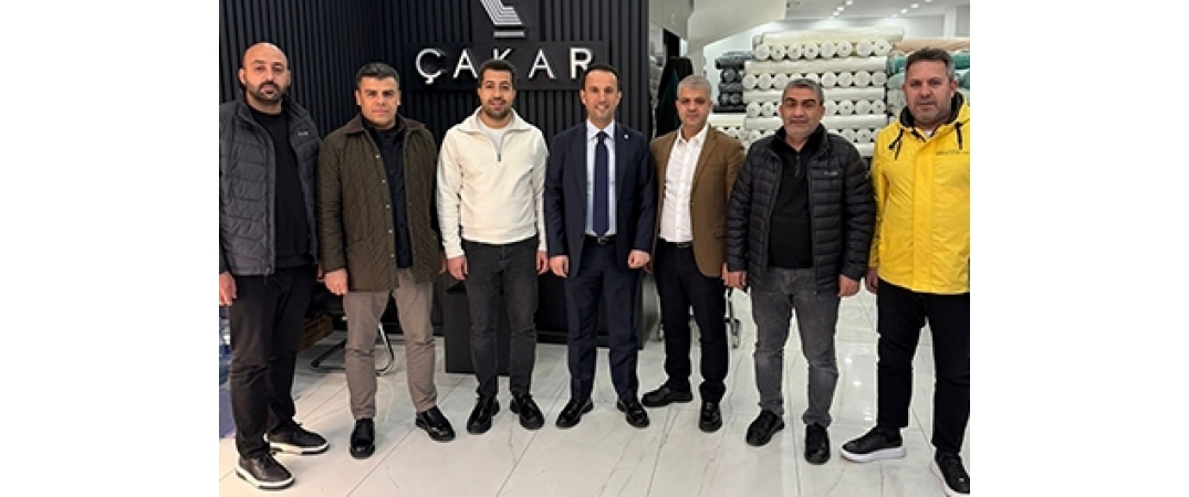 Zetsiad başkanı Uğur Çakar ve Çakar Kumaşçılığın ortaklarından Ümit Çakar'ı ziyarette bulunduk.