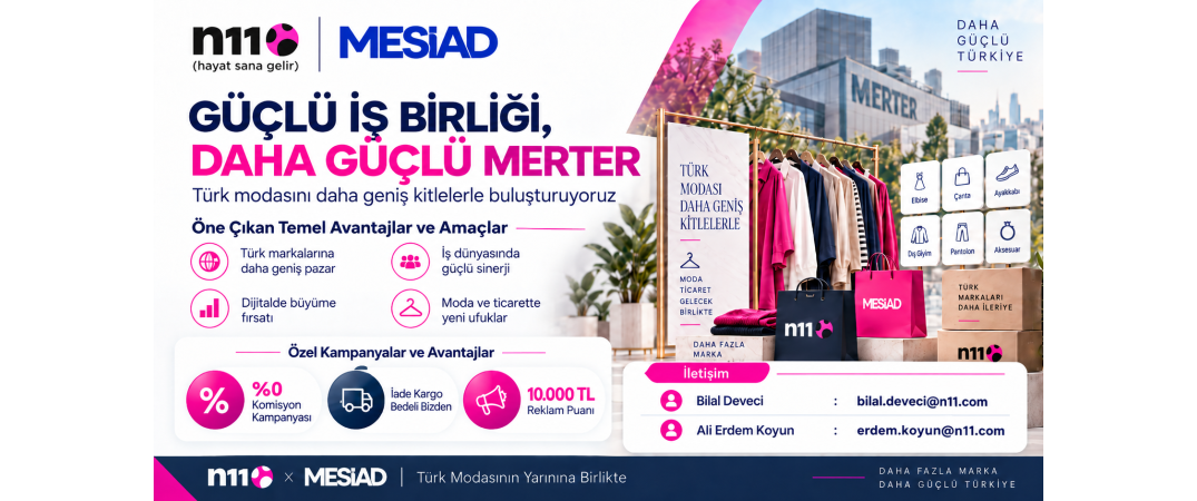 MESİAD ÜYELERİNE ÖZEL n11 YENİ İŞ ORTAĞI KAMPANYASI