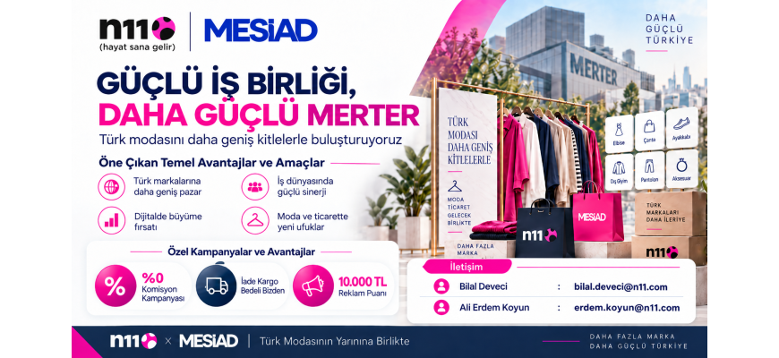 MESİAD ÜYELERİNE ÖZEL n11 YENİ İŞ ORTAĞI KAMPANYASI